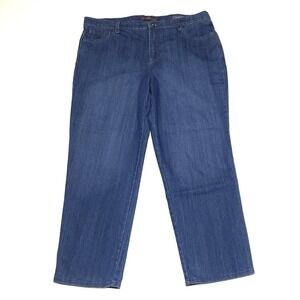 Gloria Vanderbilt Amanda Women's Jeans Size 18W Classic Fit Blue Denim